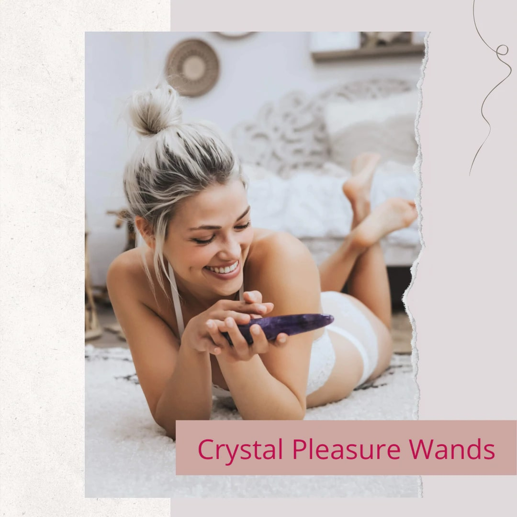 Shop crystal sex toys and pleasure wands with gemstone yoni.
