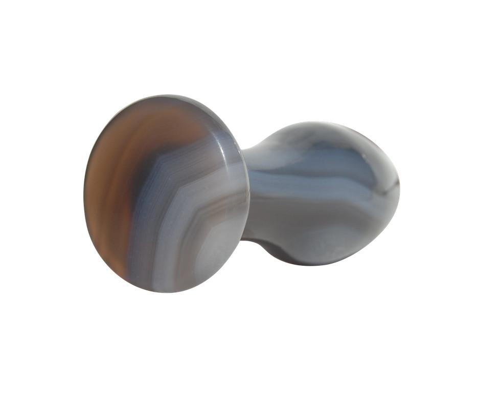 Agate Anal Plug - Crystal Sex Toys - Genuine Crystal - Shop Online Gemstone Yoni Agate Anal Plug - Crystal Sex Toys - Genuine Crystal - Shop Online Gemstone Yoni