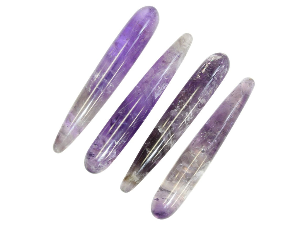 Amethyst yoni wands