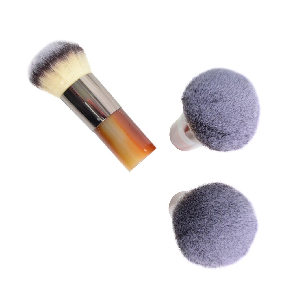 Gemstone makeup brush
