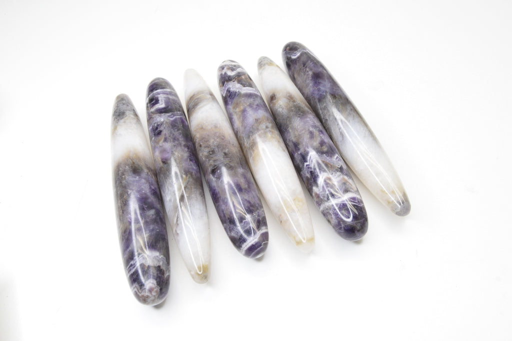 Clearance yoni wands Amethyst medium slim on sale now at Gemstone yoni