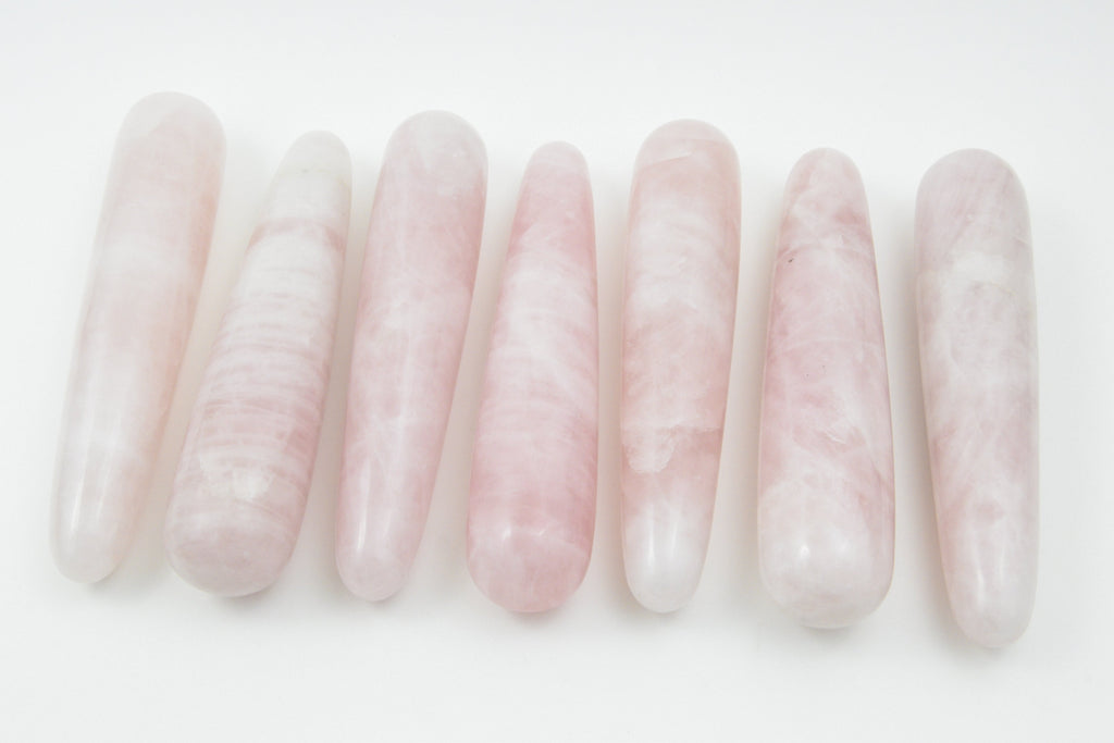 Crystal yoni wands | Rose quartz yoni wand