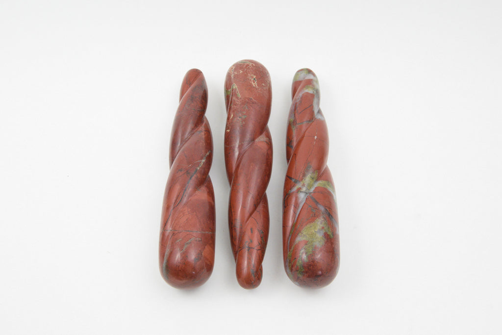 Red jasper yoni wands clearance 