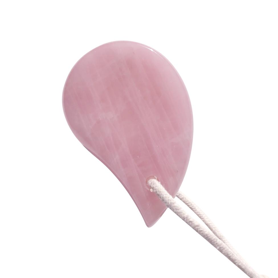 Rose quartz beauty tools