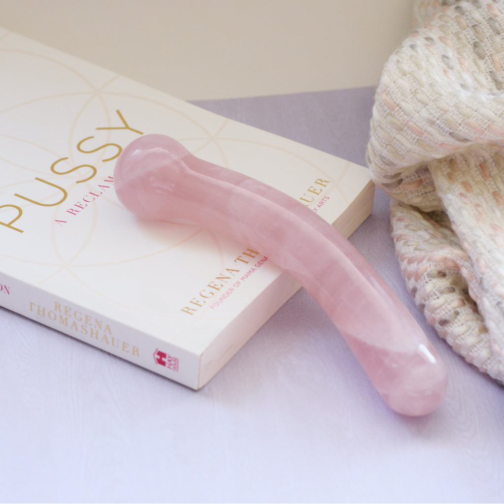 rose quartz dildo