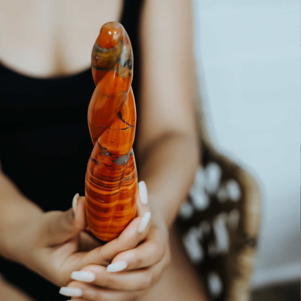 Red Jasper dildo